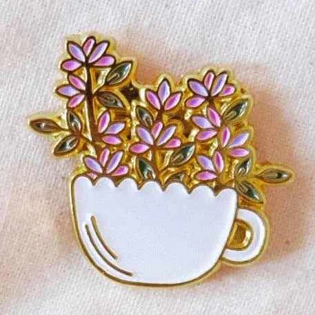 Bloom Cup Enamel Pin