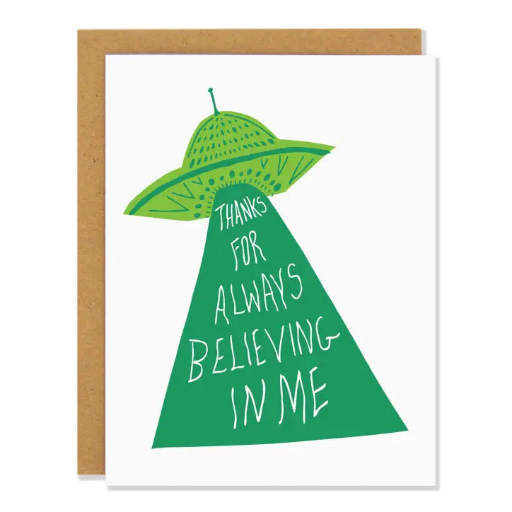 UFO - Thank you Card