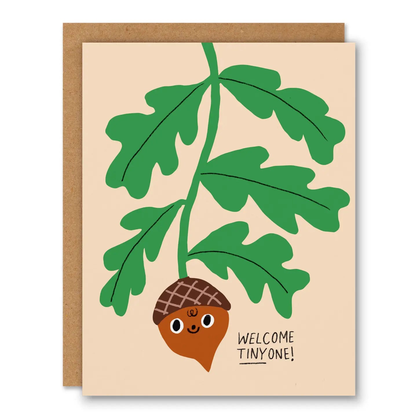 Acorn Baby - New Baby Card
