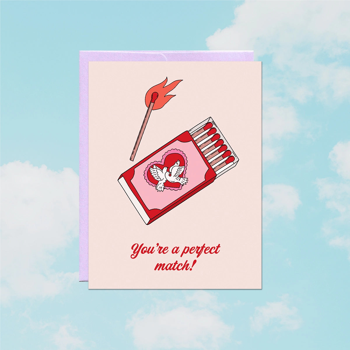 Perfect Match | Wedding Card