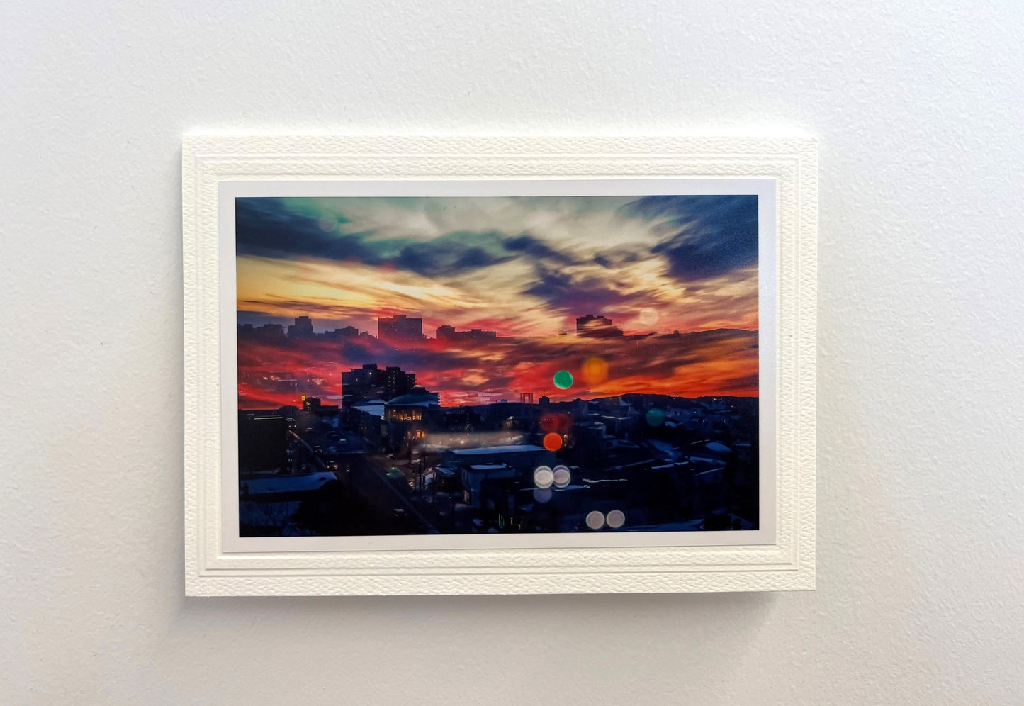 Sunset Downtown Card