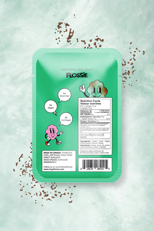 Flossie Cotton Candy - chocolat à la menthe
