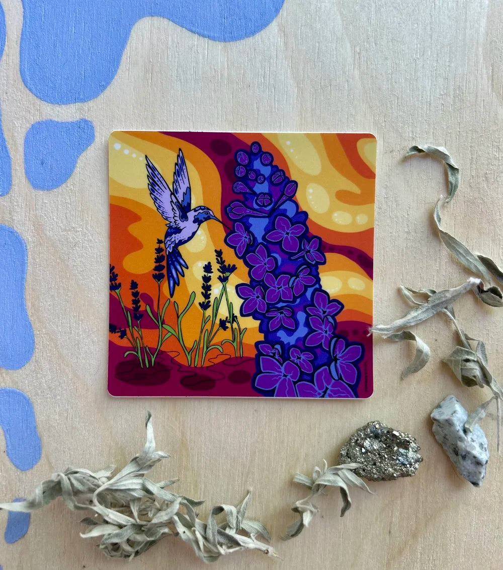 Hummingbird Harmony Sticker