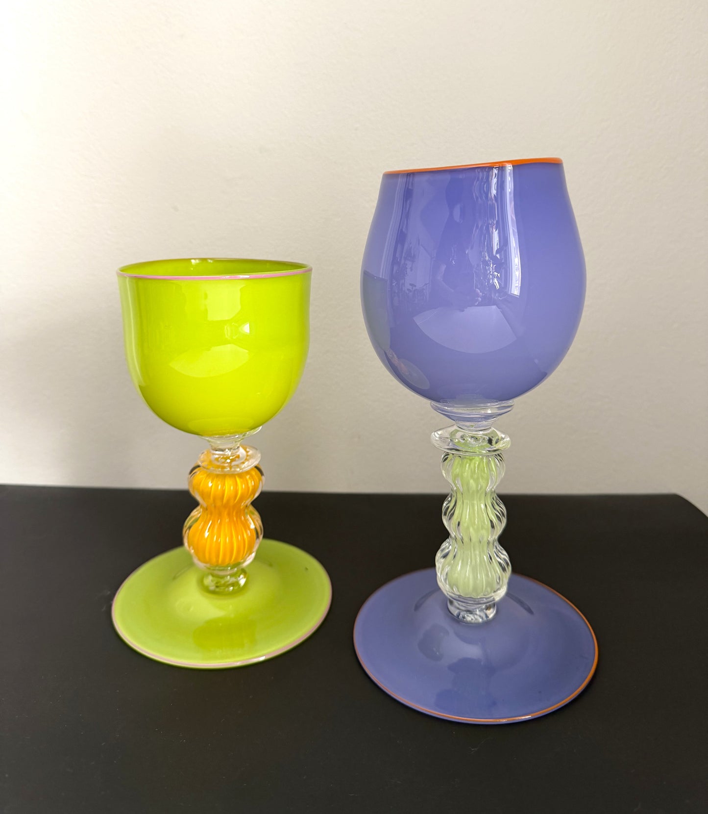 Krul Glass | Green Statement Goblet