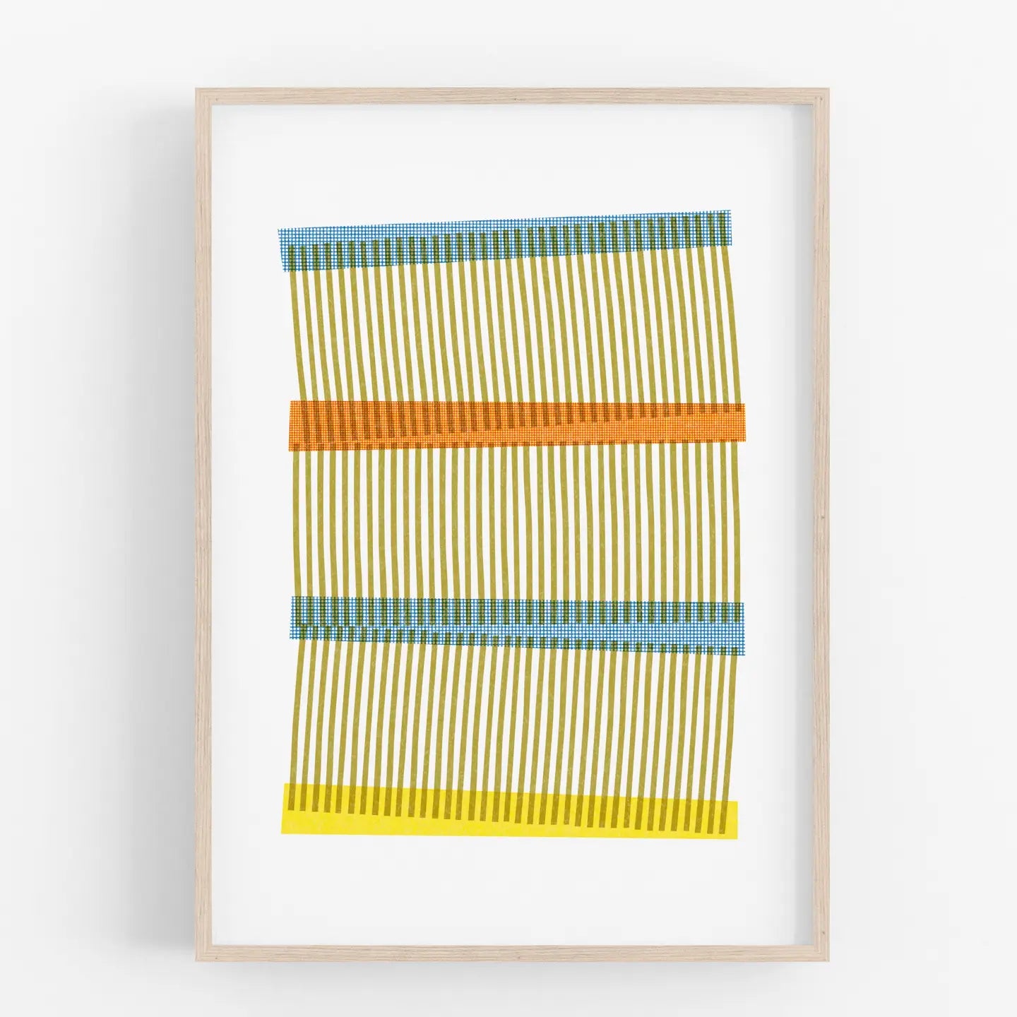 Twist • Modern Risograph Print
