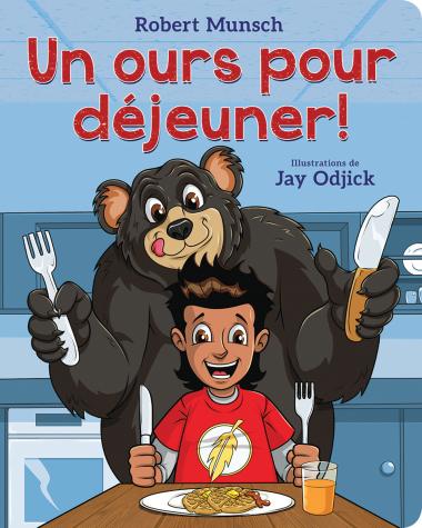 Livre cartonné, un ours pour déjeuner !