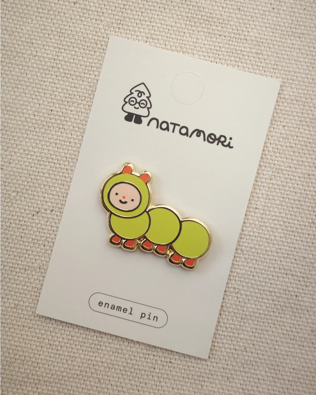 Caterpillar Enamel Pin