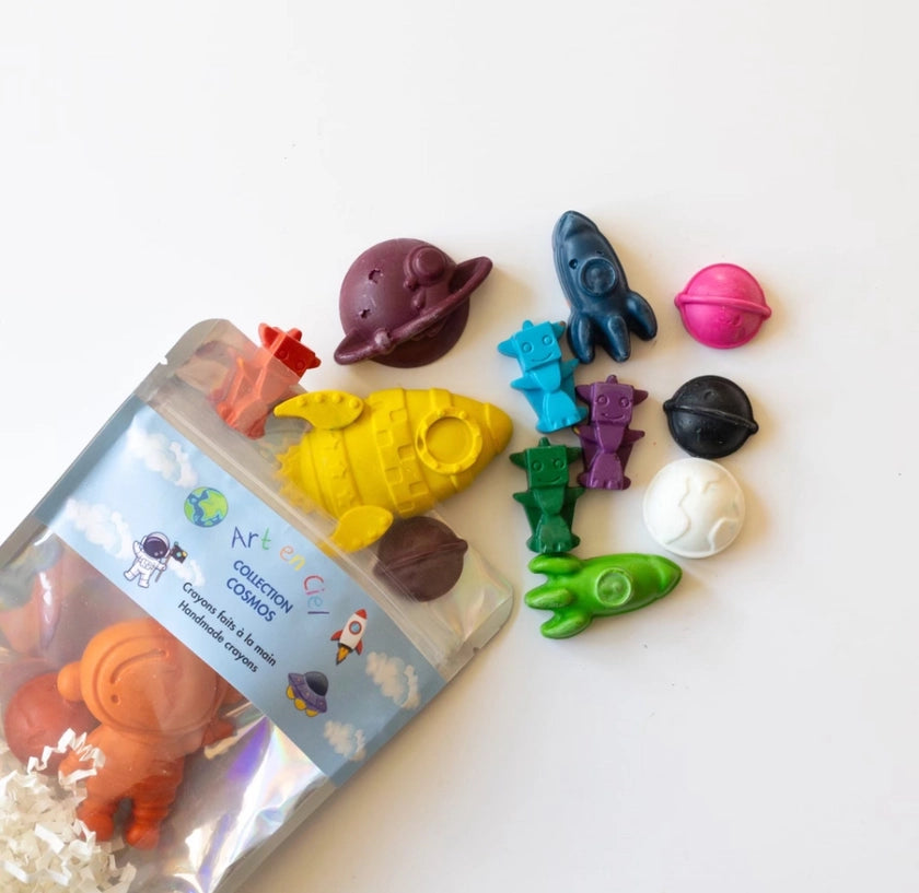 Crayons Faits À La Main - Thème Cosmos