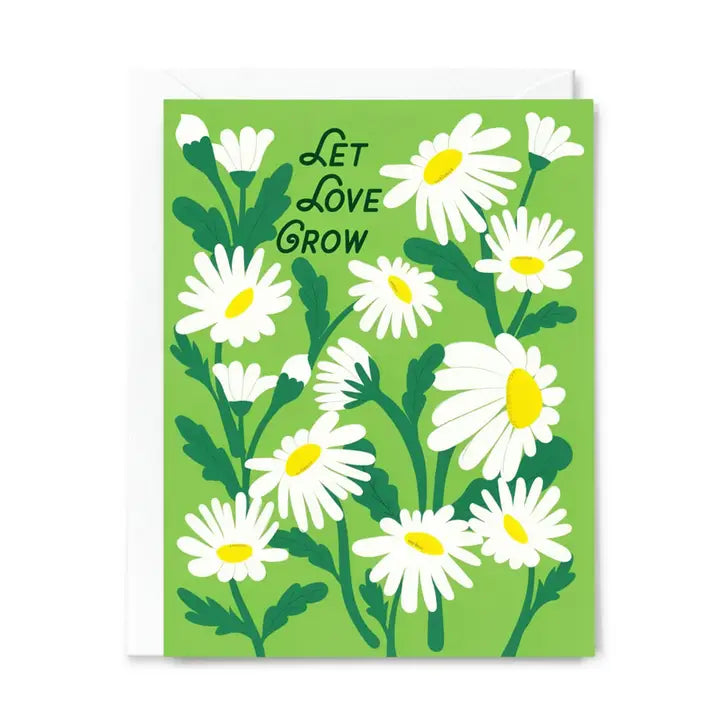 Congratulations Let Love Grow Greeting Card