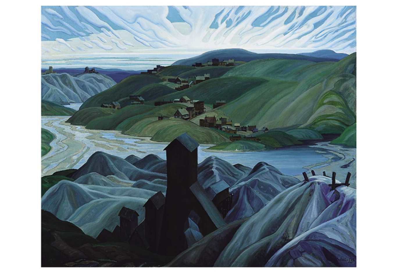 Franklin Carmichael: A Northern Silver Mine Notecard