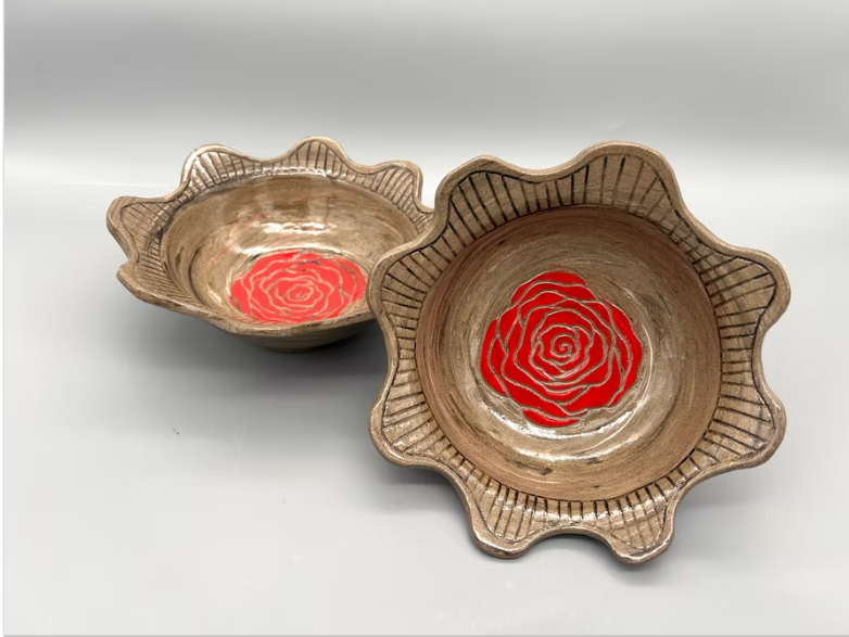 Rosalie Gingras - Rose Dessert Bowl