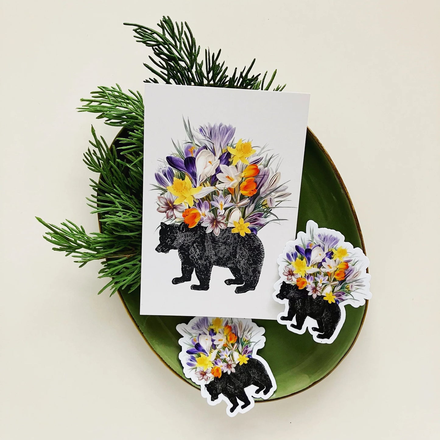 Spring Bear Postcard