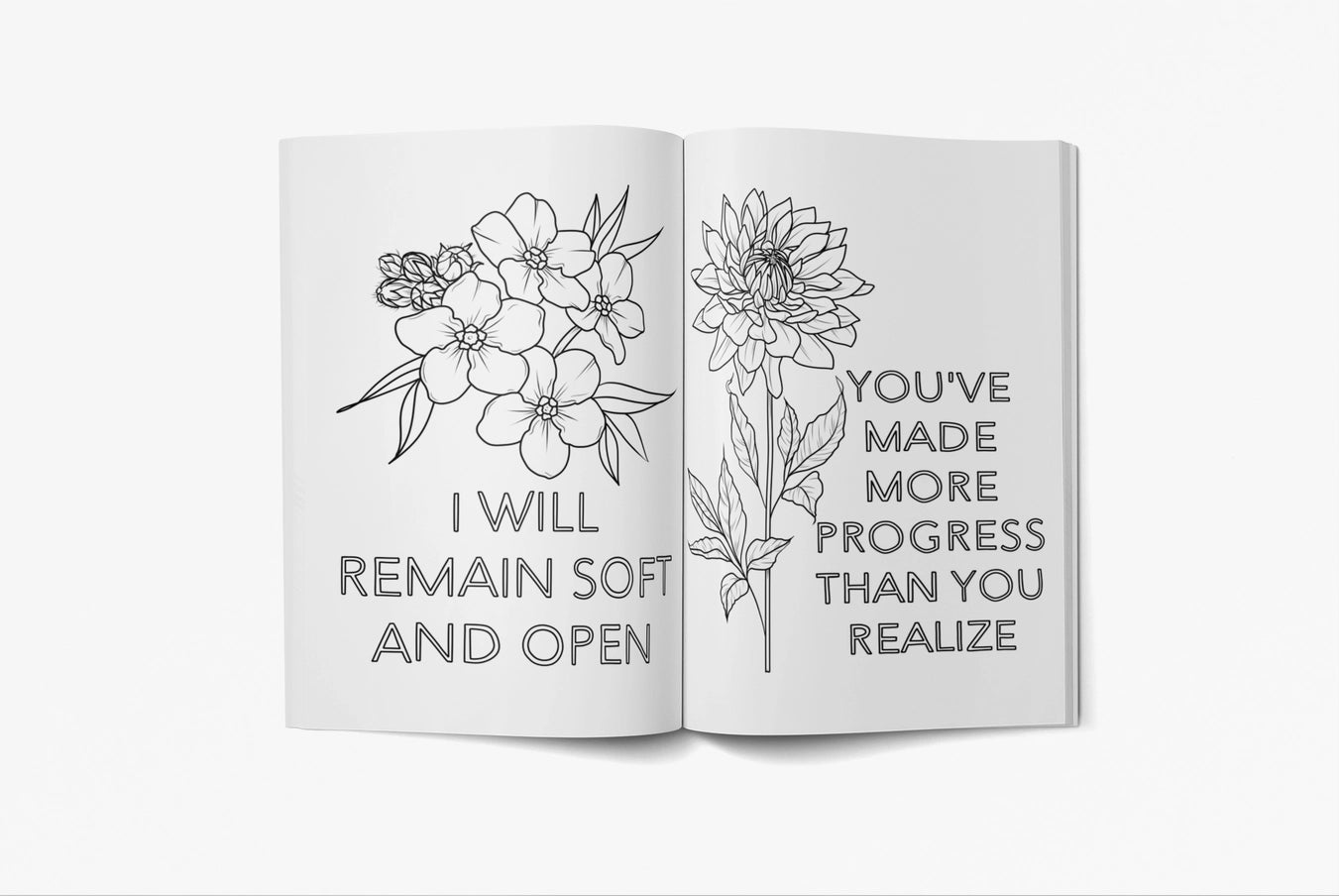 Tending Your Flowers: A Colouring Book For Self-Care