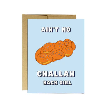Challah Back Girl | Hanukkah Card
