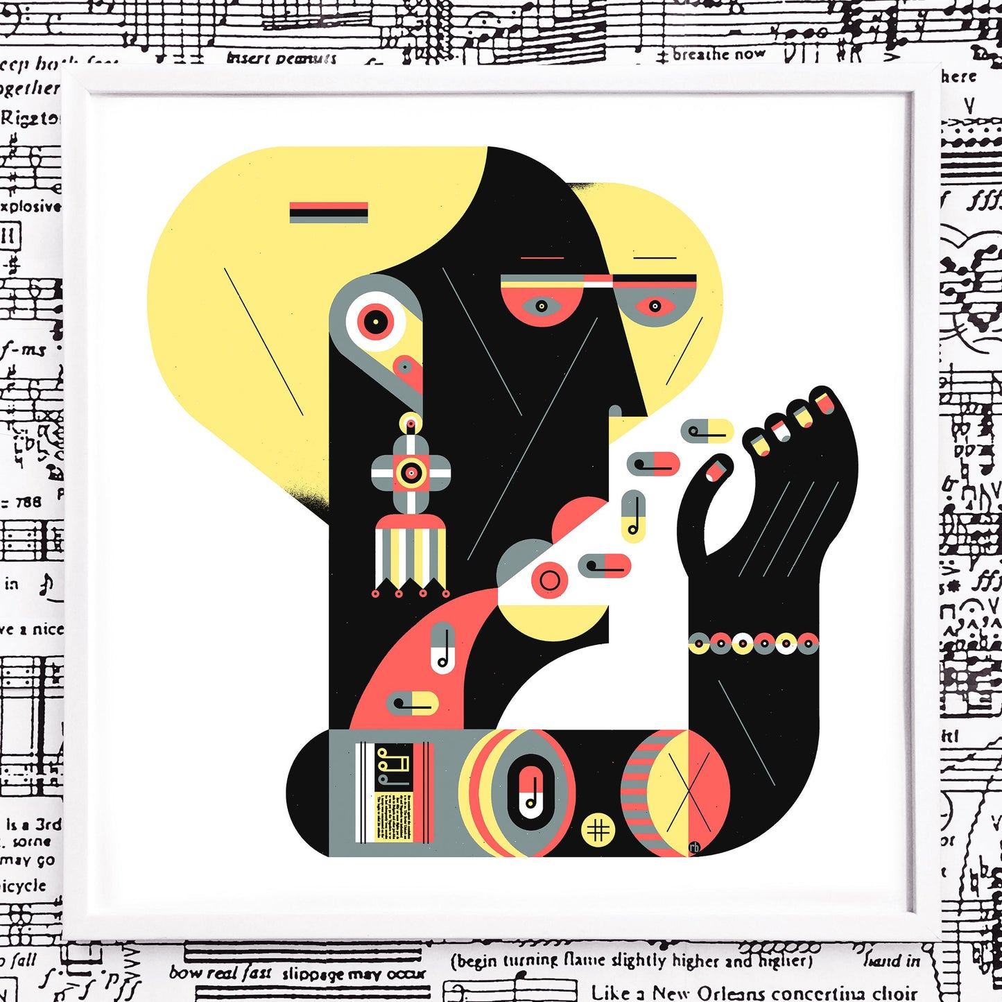 Music is Medicine - Art Print