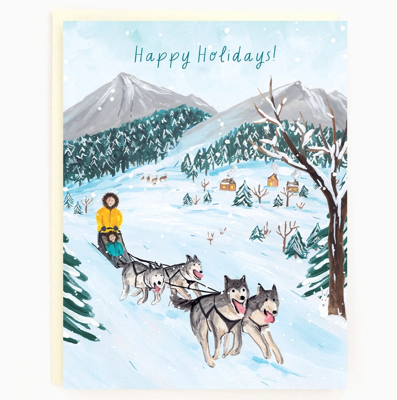 Assorted Box Of 8 'Winter Nature' Holiday Greeting Cards
