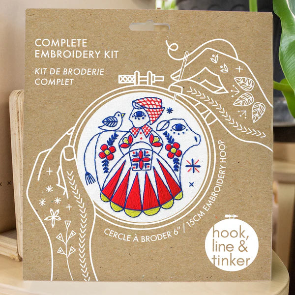 Milkmaid Complete Embroidery Kit