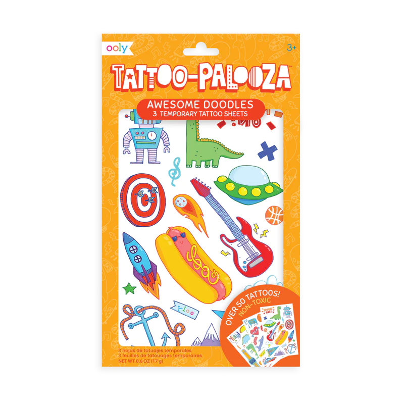 Tatouages temporaires OOLY Tattoo-Palooza