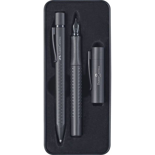 Fountain and Ballpoint Pen Set - All Black