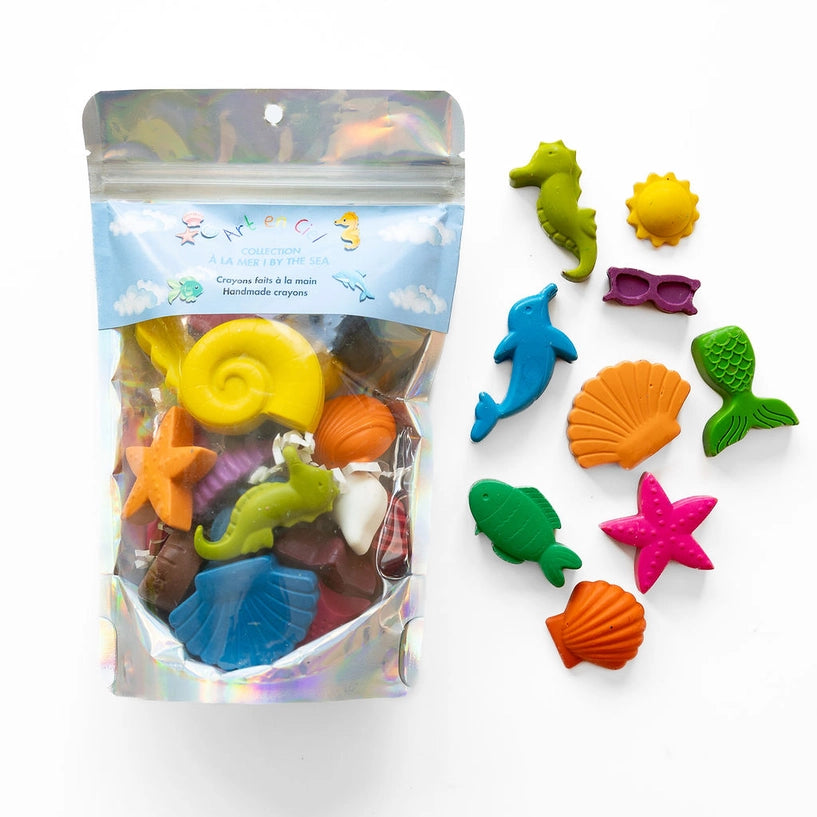 Handmade Crayons - BY THE SEA