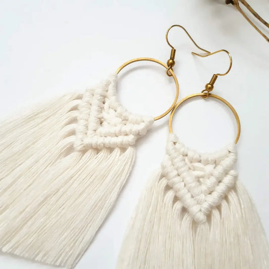 Boucles D'oreilles Macramé Harper