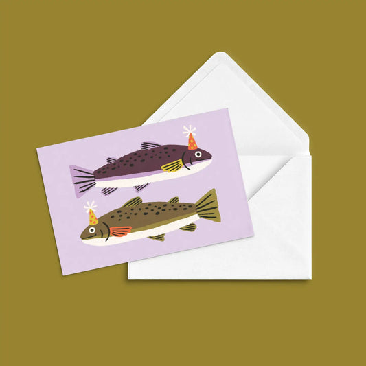 Greeting Card | "truites Festives"