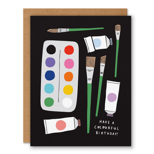 Carte de vœux - Colourful Birthday