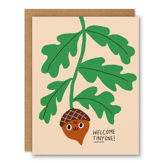 Acorn Baby - New Baby Card