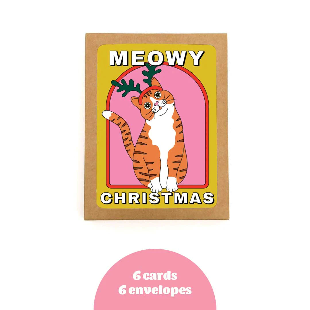 Meowy Christmas Card Boxed Set