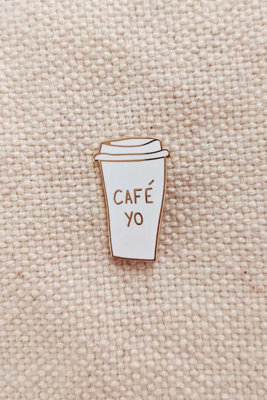 Café Yo Enamel Pin