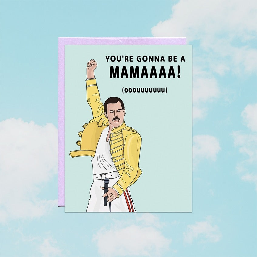 Freddie New Mama Baby Card