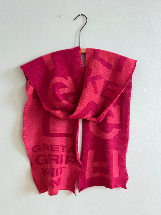 Greta Grip Phrase Scarves