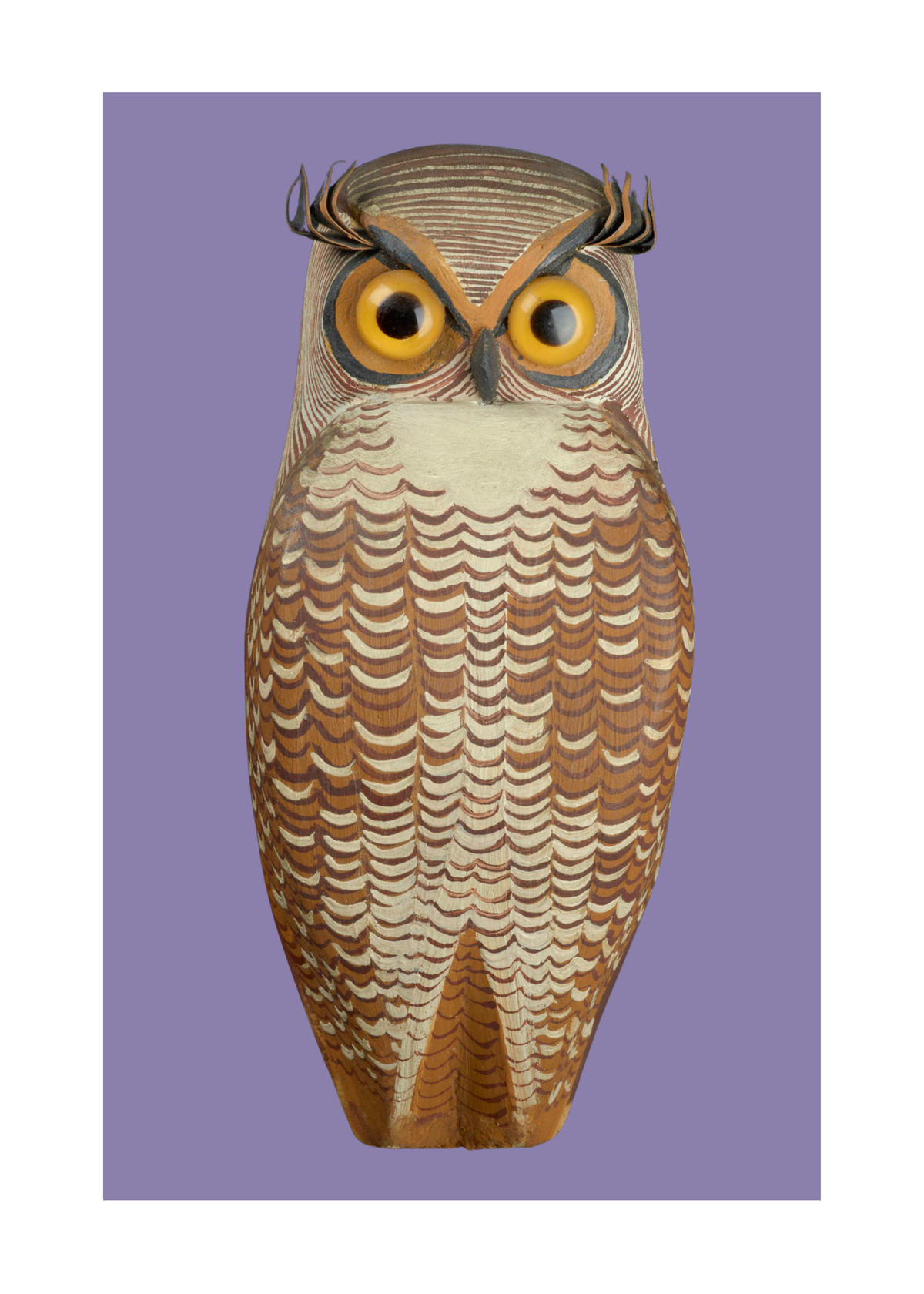 Alma Duncan Owl Puppet Postcard