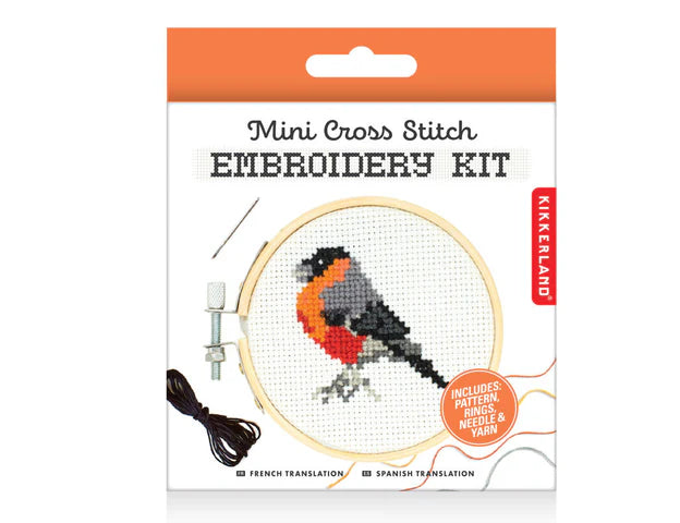 Mini kit de broderie au point de croix