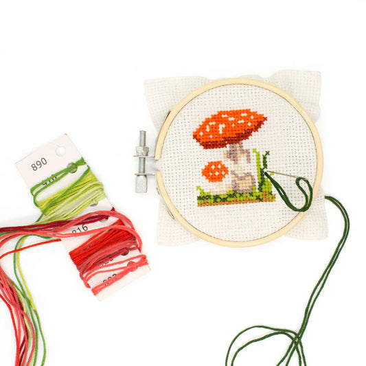 Mini kit de broderie au point de croix