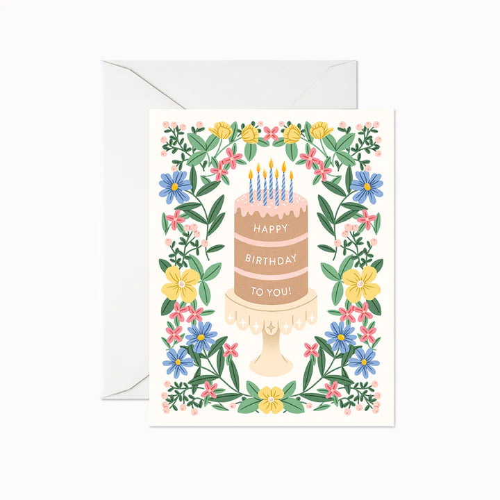 Carte d'anniversaire | gâteaux