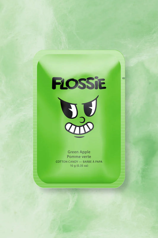 Flossie Cotton Candy - Green Apple