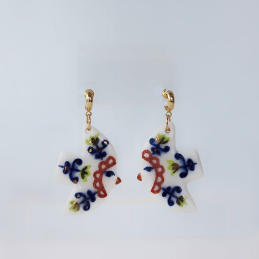 Bird Porcelain Earrings