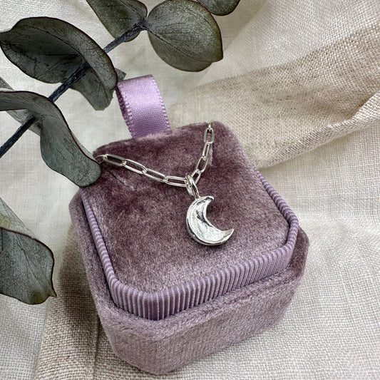 Little Moon Charm Necklace