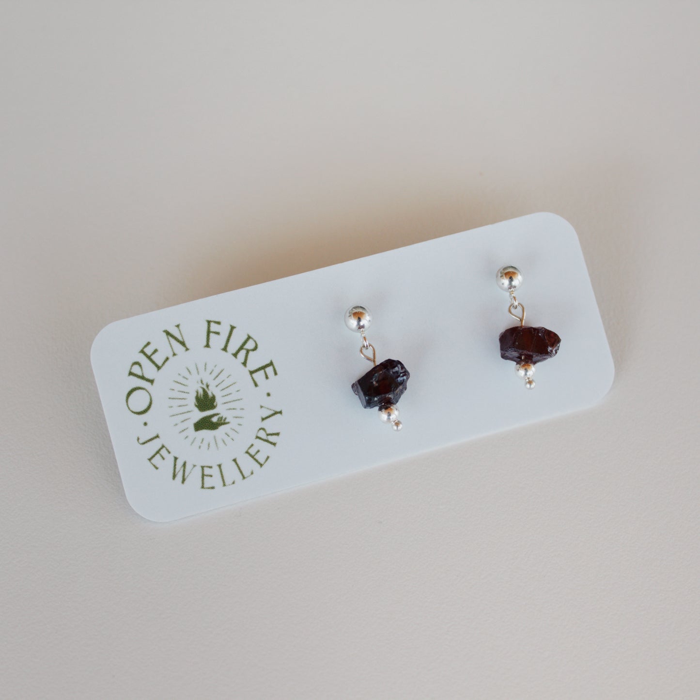 Vibrant, Raw Gem Studs