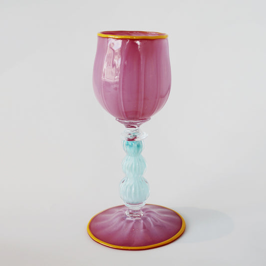 Krul Glass | Green Statement Goblet