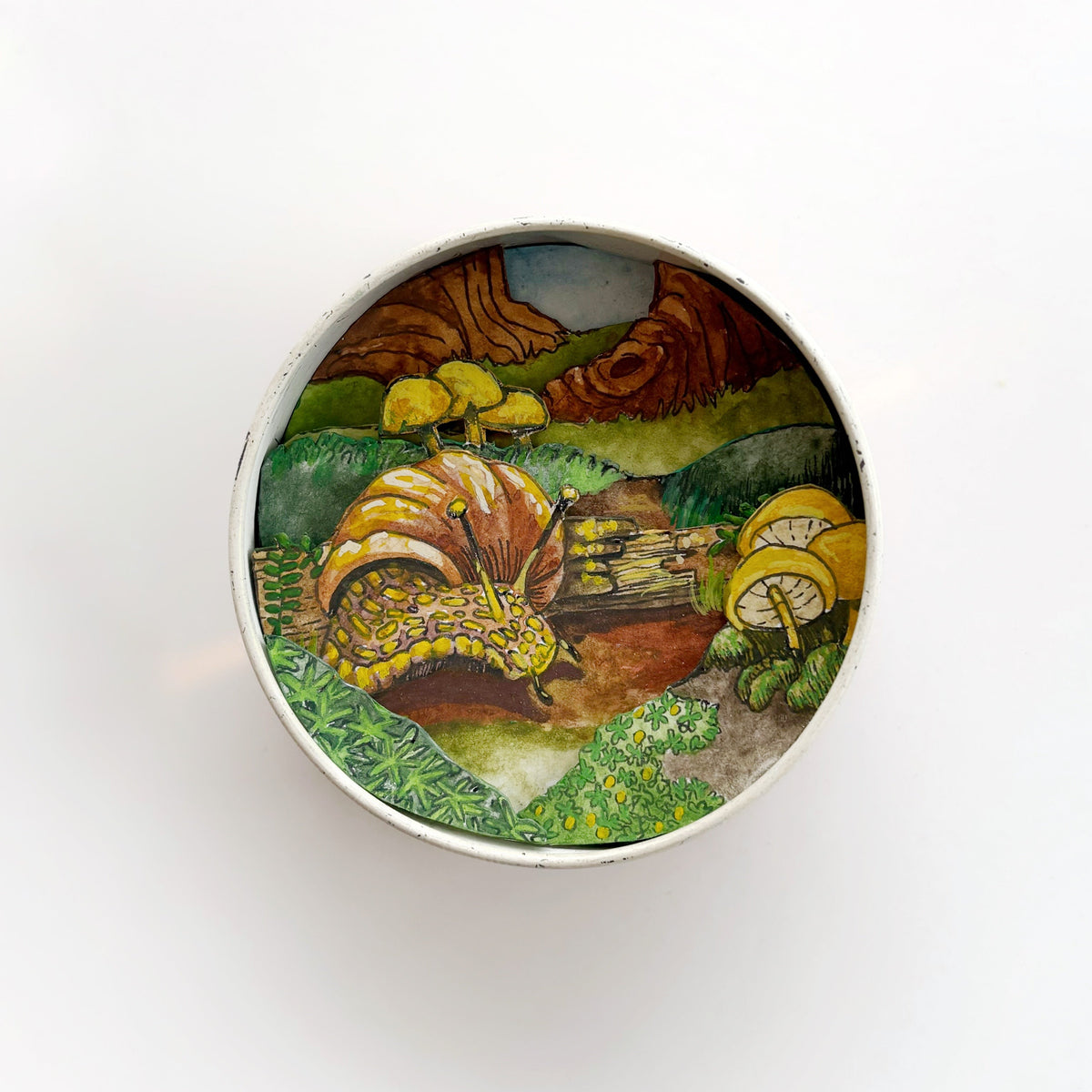 "Snail in the Woods" Tuck Tape Tin