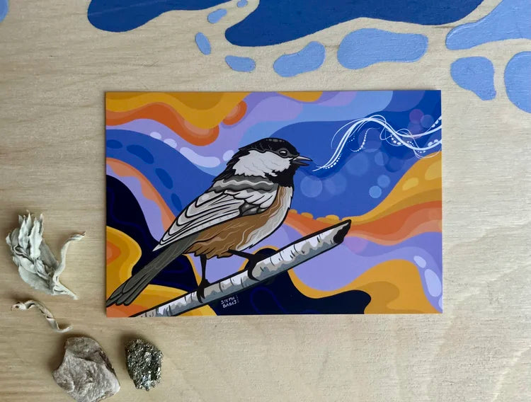 Chickadee Mini Print