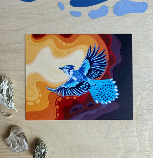 Blue Jay Mini Print