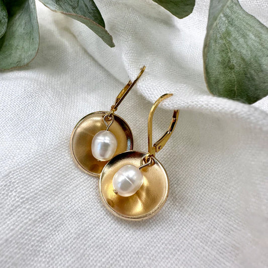 Glow, Pearl Earrings (boucles d’oreilles avec perle)