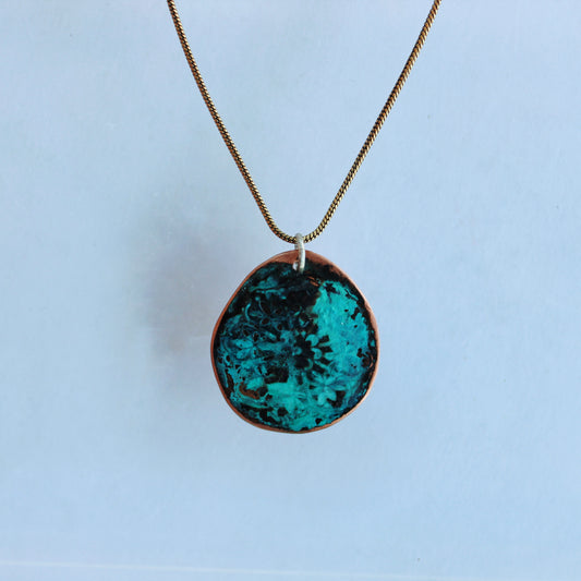 Galili Ellis - Copper + Turquoise Necklace