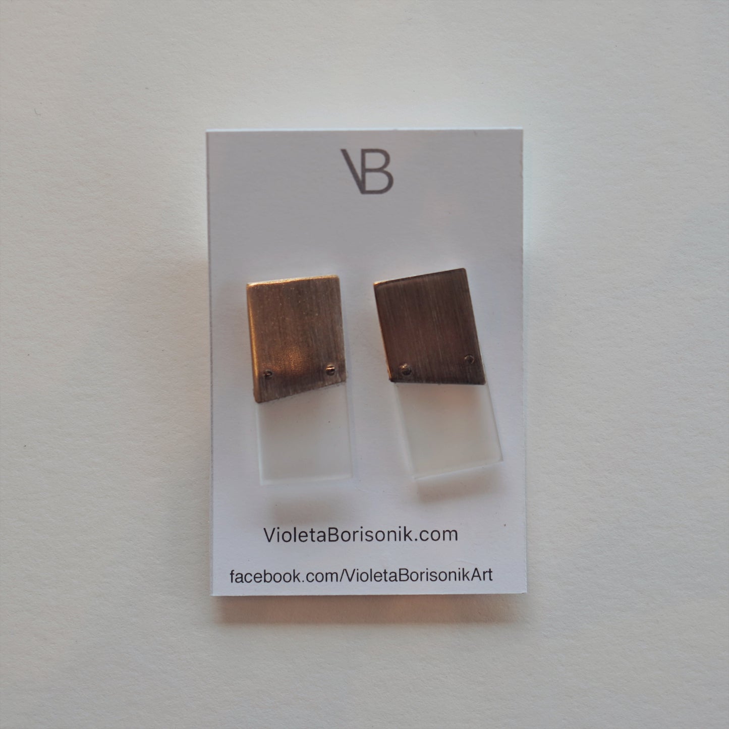 Sterling Silver + PLA earrings