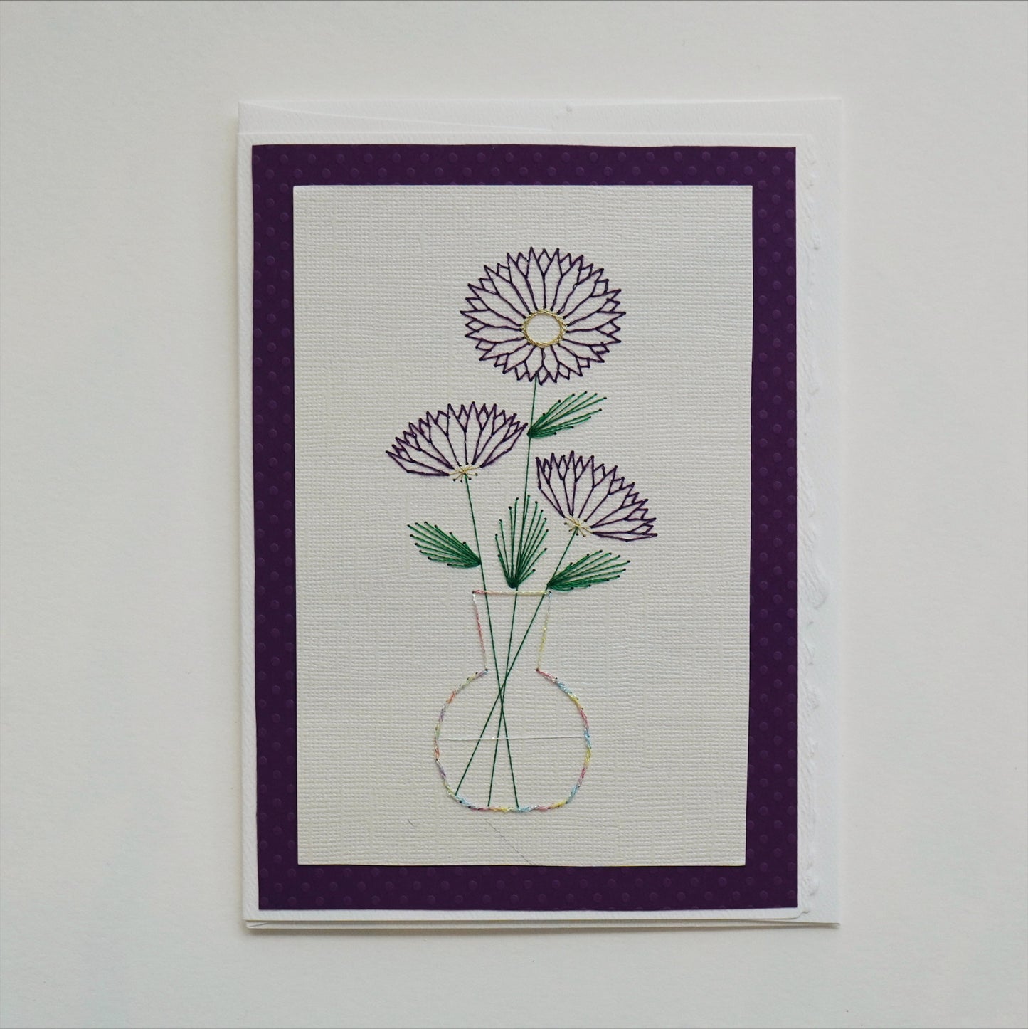 Purple Daisies Card