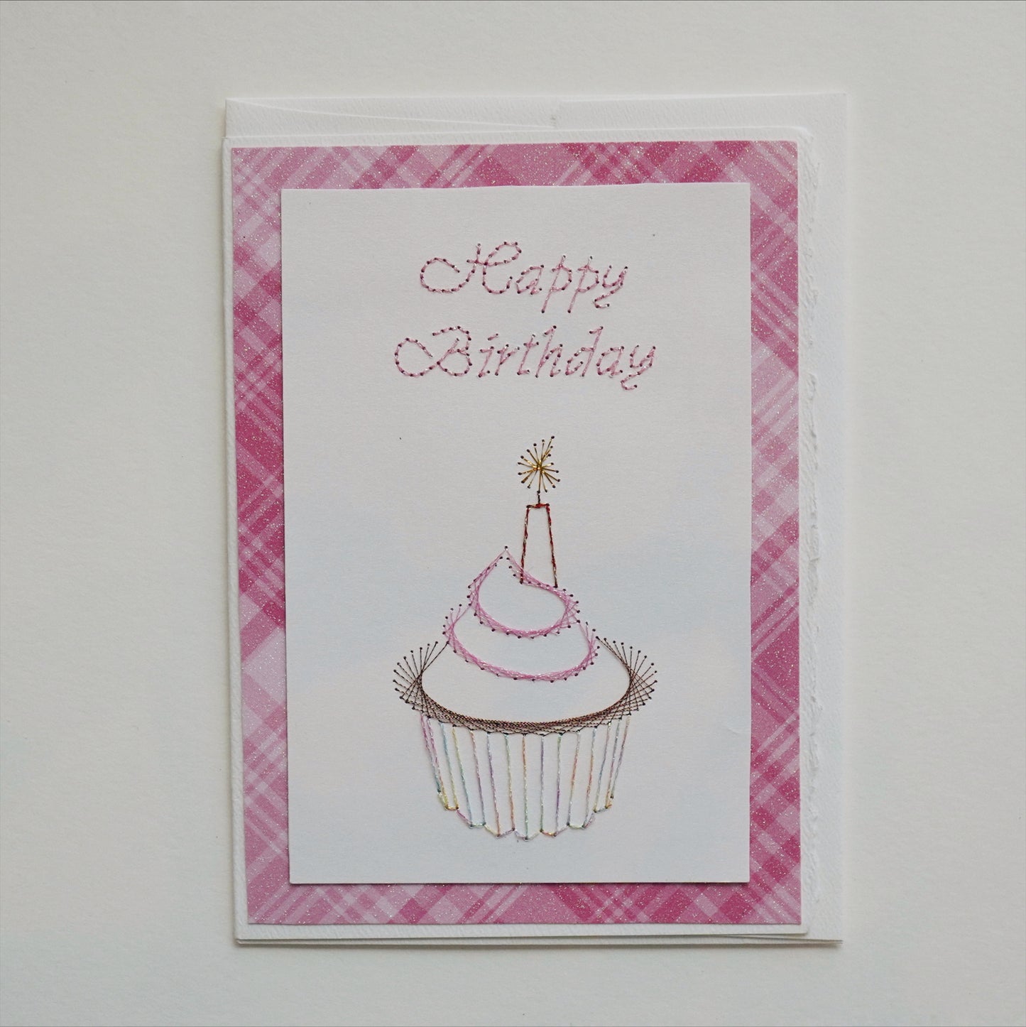 Happy Birthday (Cupcake in Pink) Card