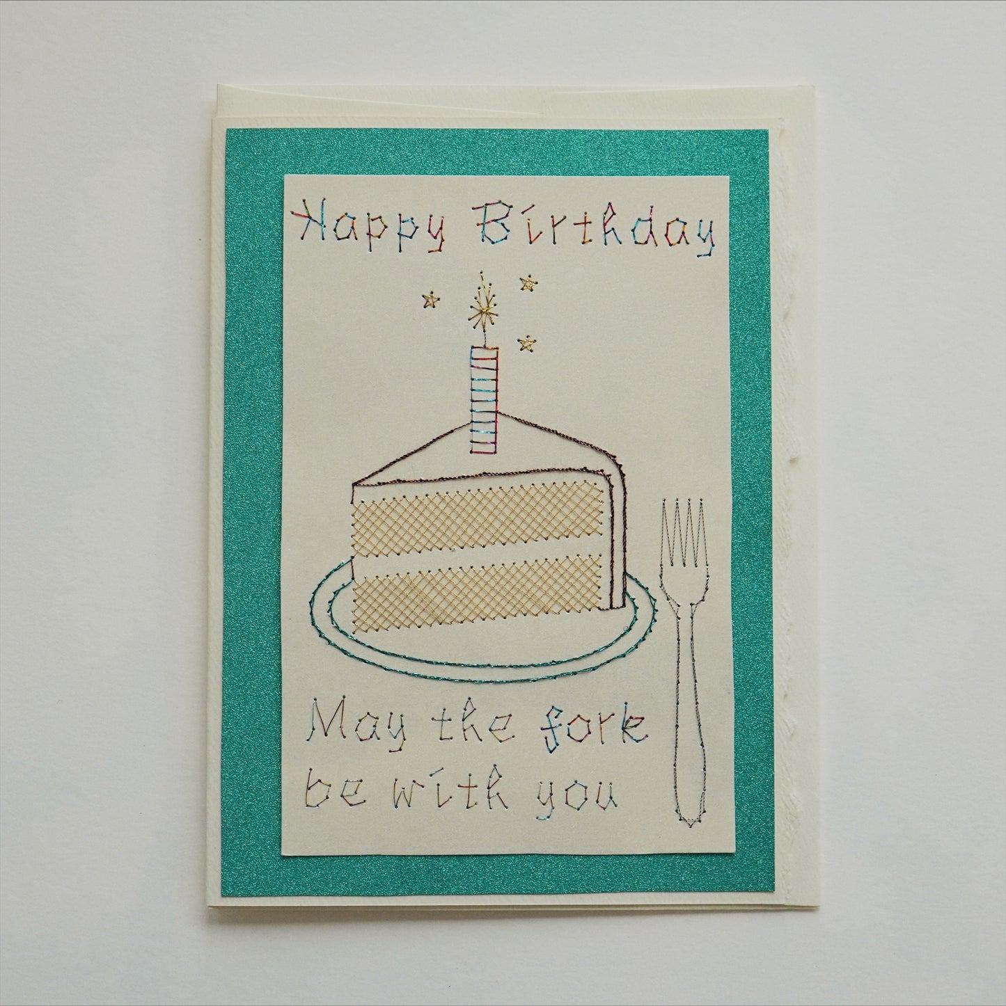 Happy Birthday (Cupcake in Blue) Card